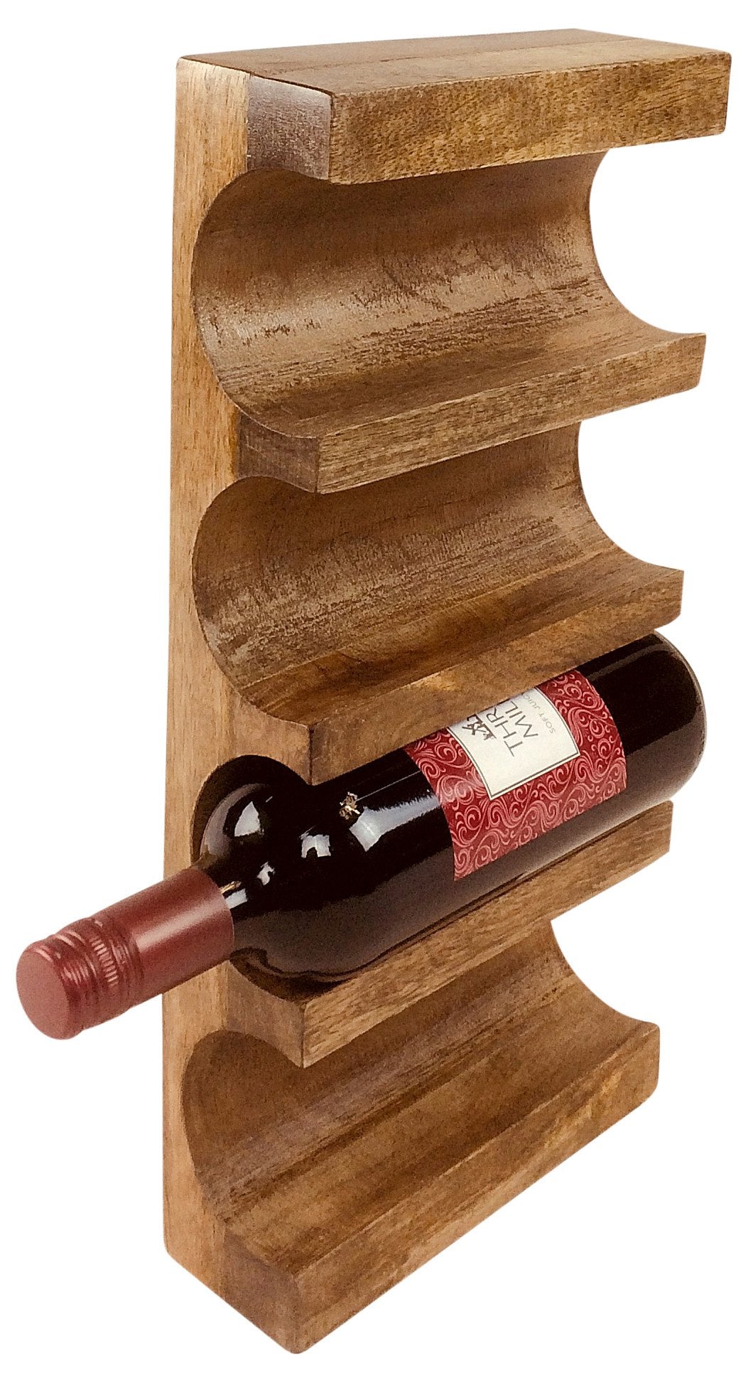 Wall Mounted Wooden Wine Rack-2