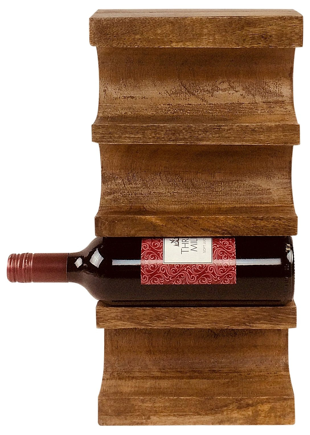 Wall Mounted Wooden Wine Rack-0