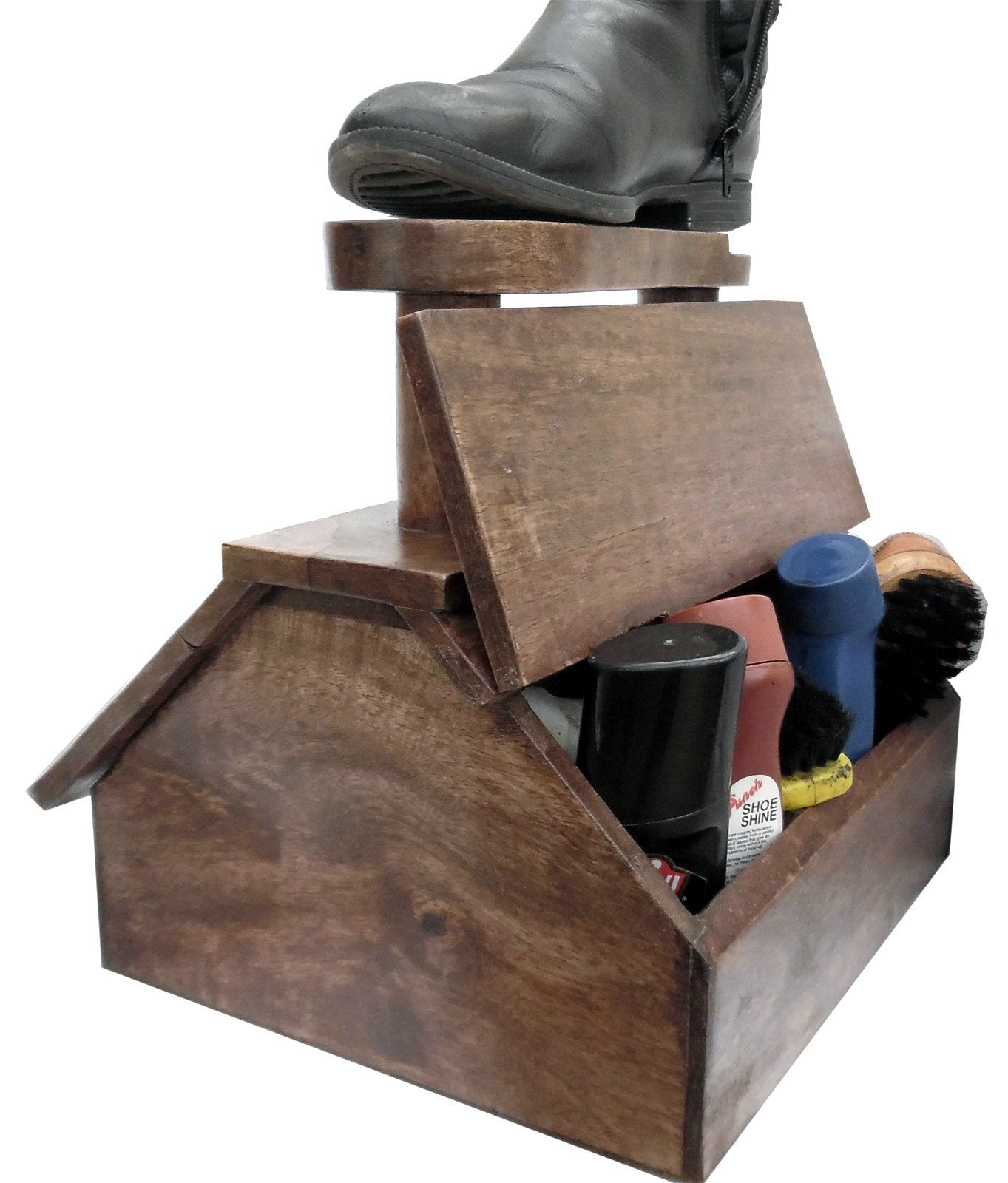 Shoe Shine Freestanding Cabinet-0