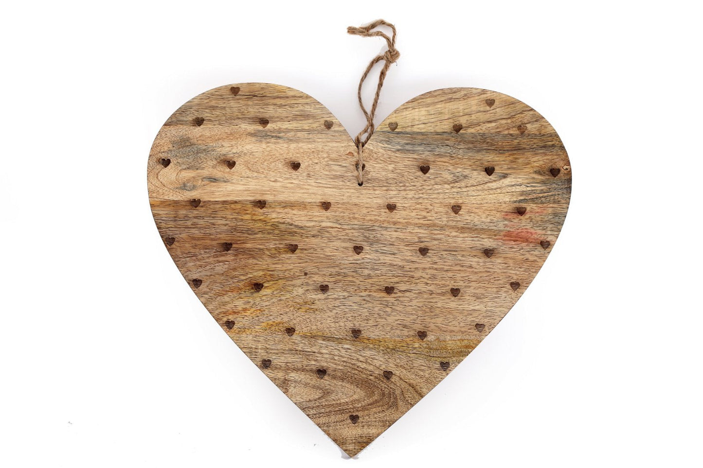 Heart Shaped Wooden Chopping Board 40cm-0