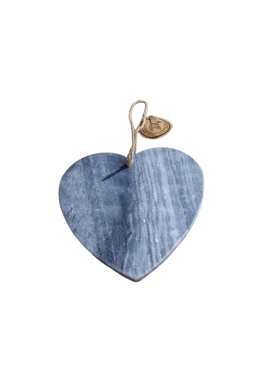 Grey Heart Chopping Board 24x26cm-0